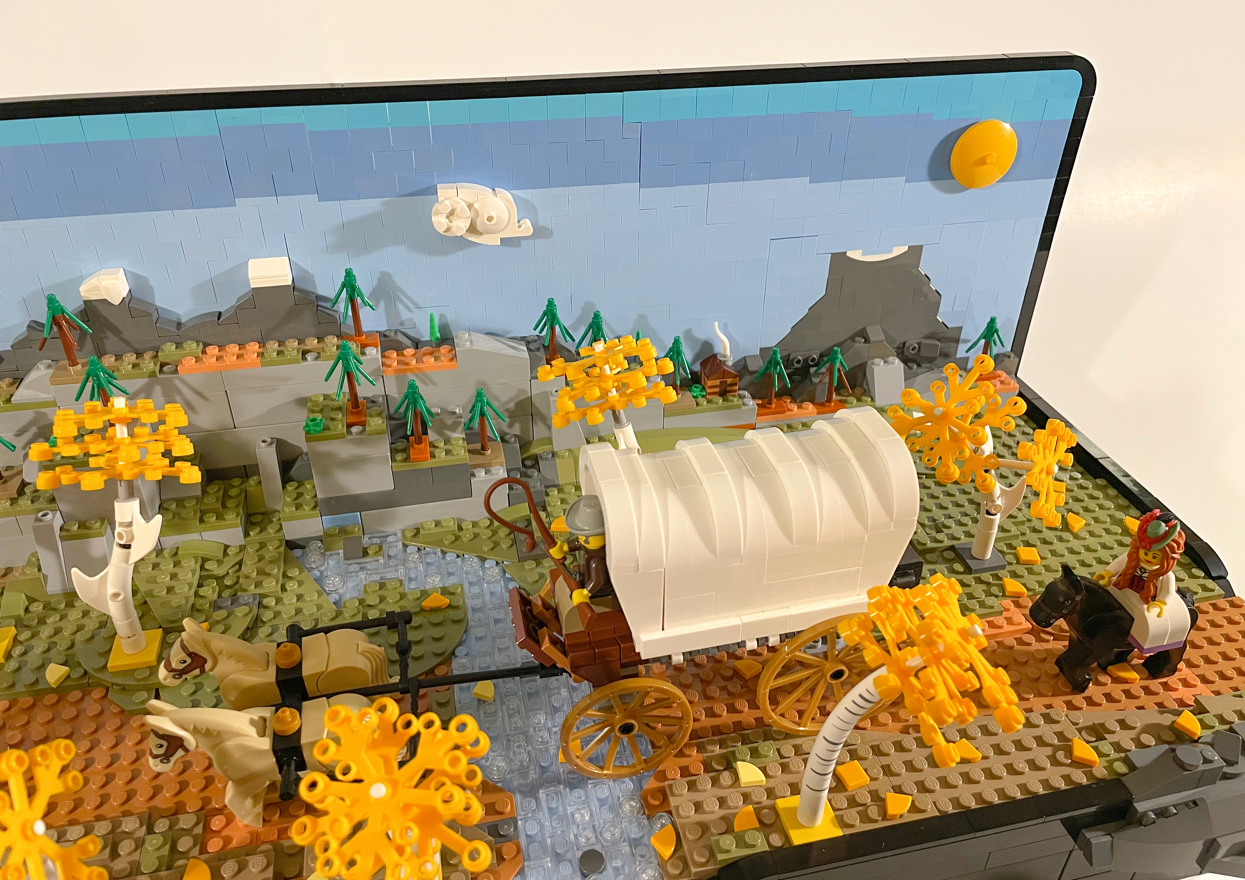 MOC] West Into The Aspens - LEGO Historic Themes - Eurobricks Forums